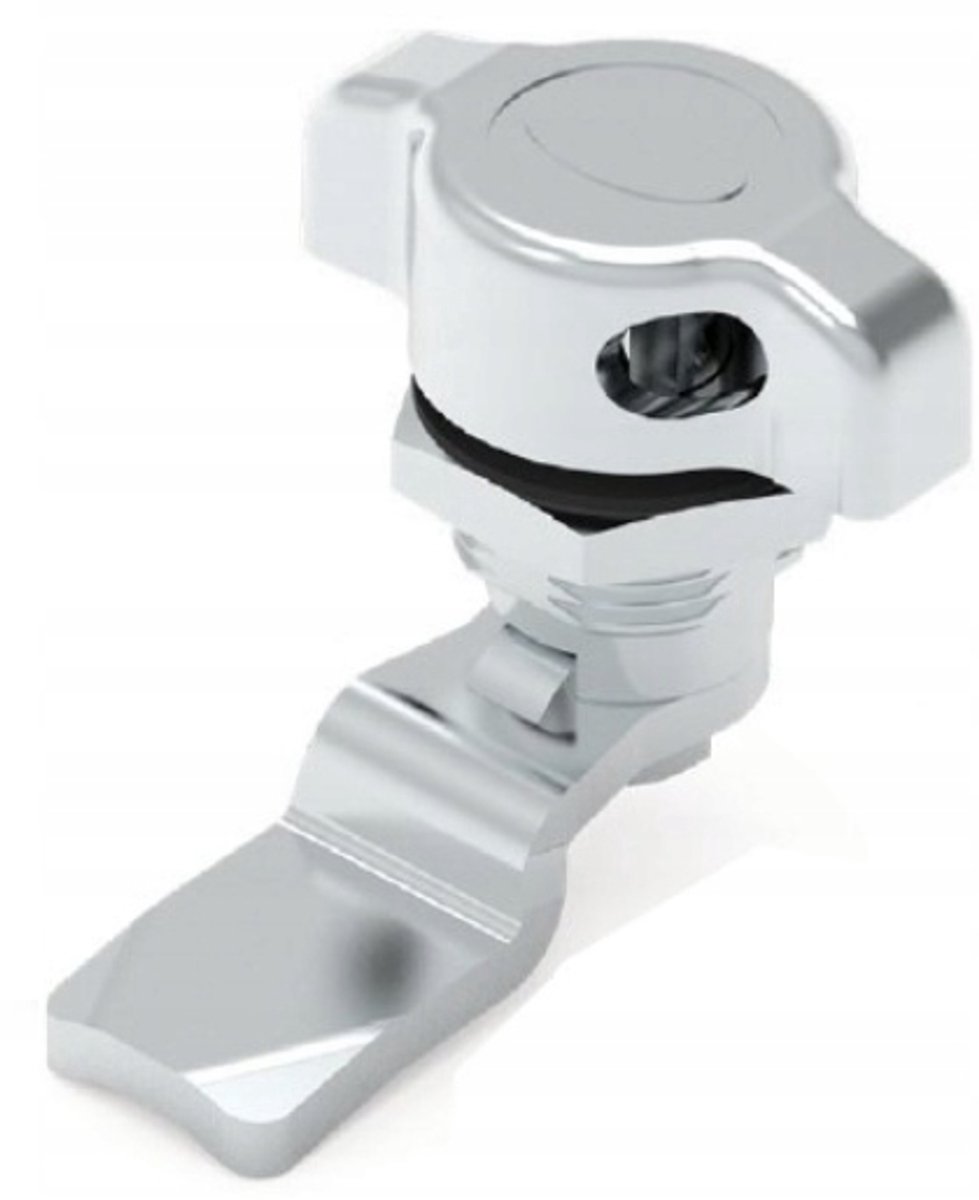 Merkloos Draaislot 18,5mm voor Hangslot, Chroom, Links