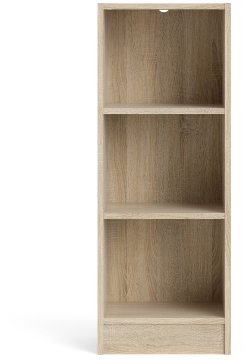 Boekenkast Basic met 2 planken Eikenlook - Giga Living
