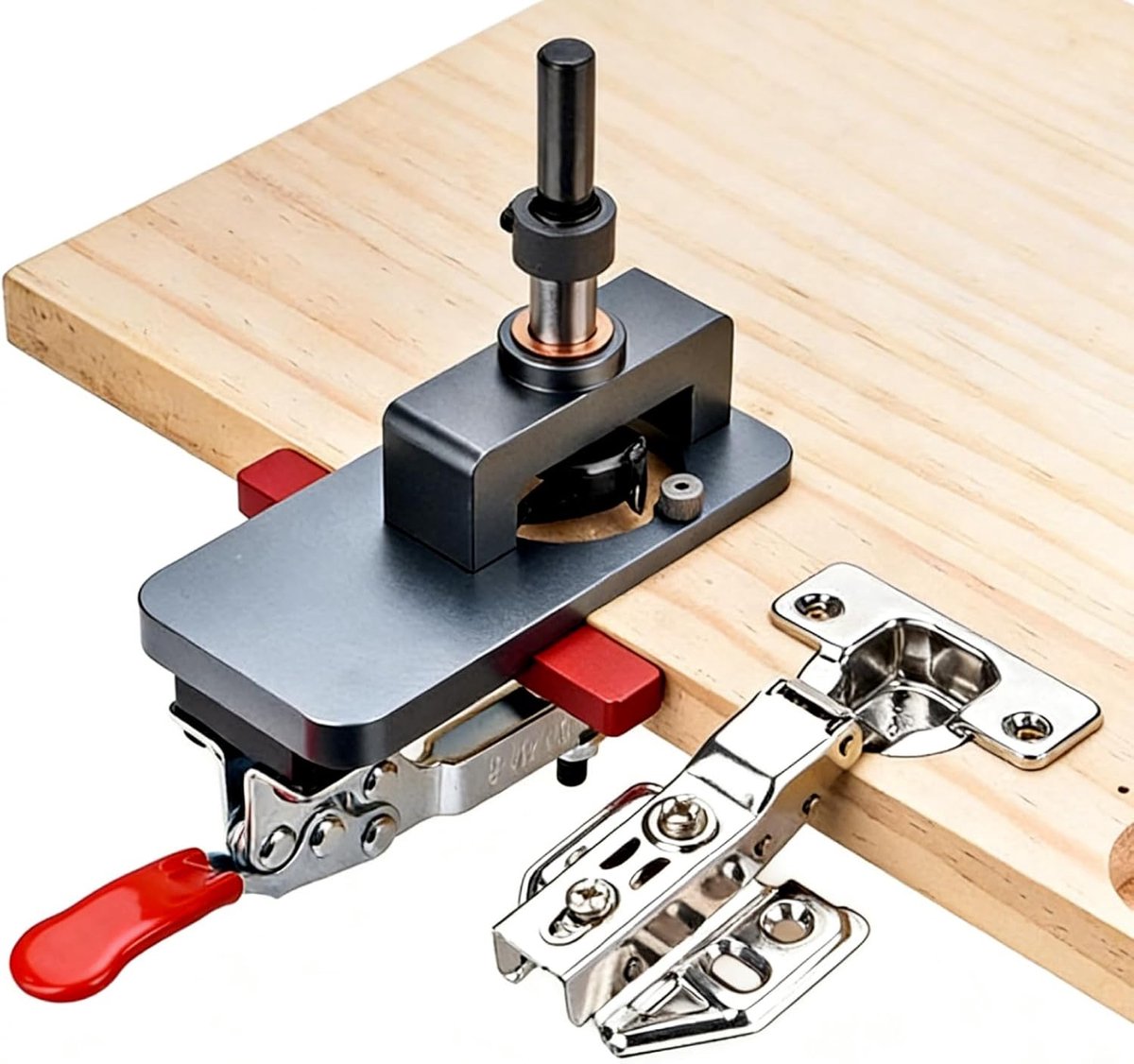 Houtbewerking sjabloon 35mm - aluminium legering - verstelbaar ontwerp - perfect voor meubels - ShopVlot