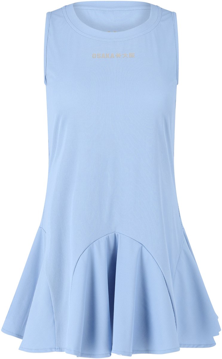 Osaka Women Baseline Rib Dress Silver Lake Blue