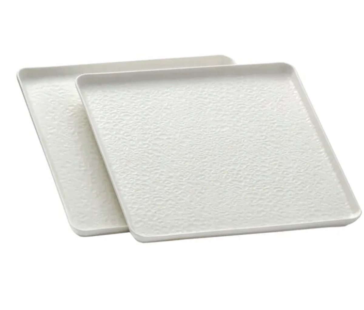 Set van 2 Witte Porseleinen Pateres 17,5 cm - Modern en elegant