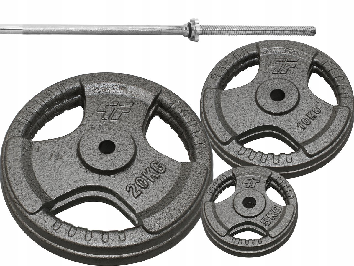 79kg Halterschijven Set met rechter halter 180cm