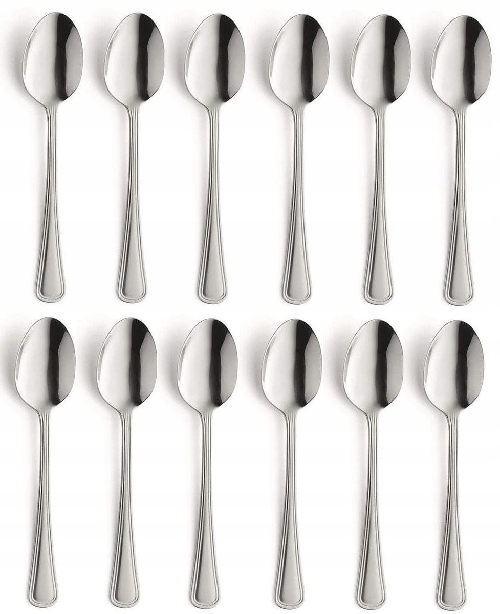 Amefa Bologna Koffielepjes Set - 12 stuks RVS