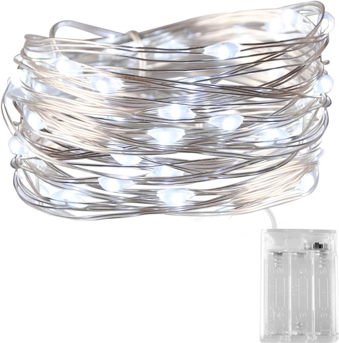 3 m Purple String Lights, 30 LEDs, Purple Battery-Operated String Lights for Party, Wedding, Party, Christmas - ShopVlot
