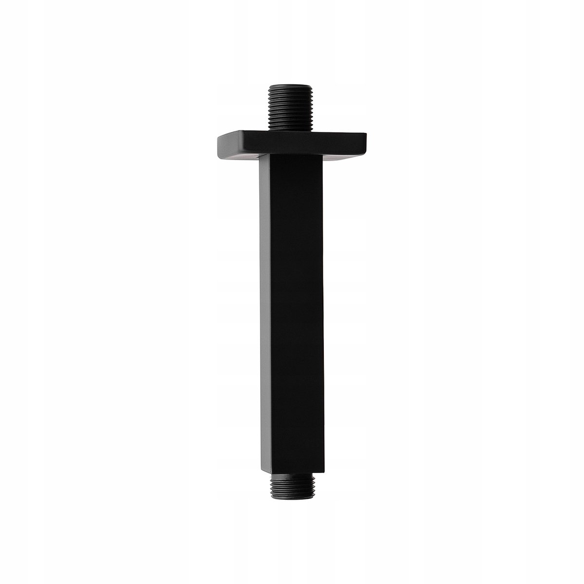 Zwart Plafond Douchearm 15cm - Messing Mat Zwart