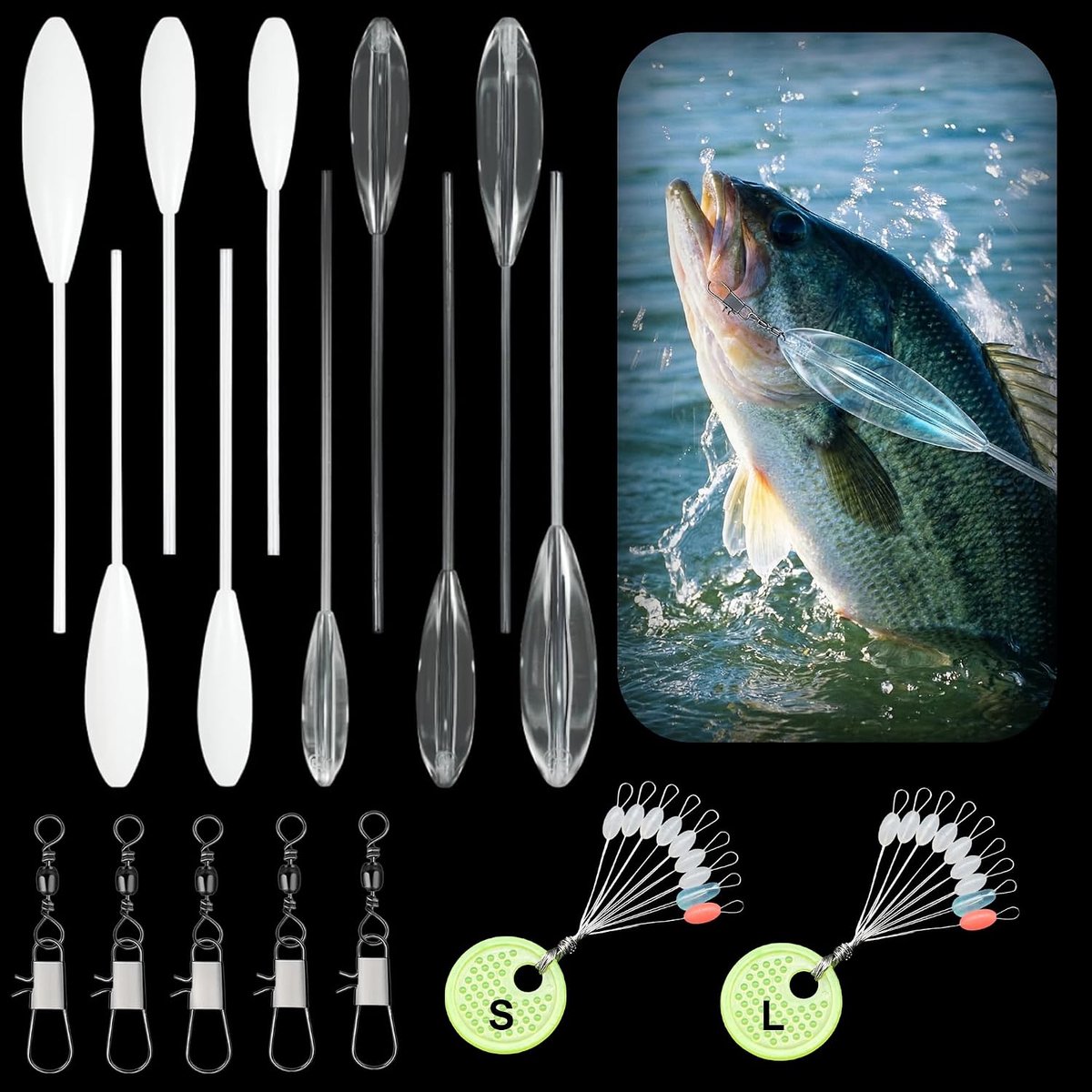 Forel visaccessoireset, 17-delige praktische spirolino forelset - ShopVlot