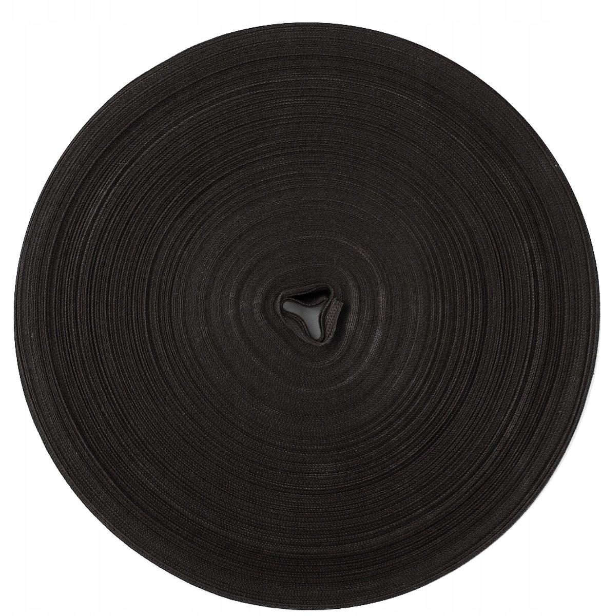 Merkloze Katoenen Band 8mm Bruin Visgraat 50m