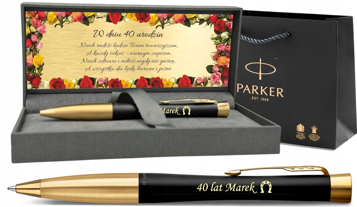 Parker Urban gegraveerde balpen - luxe verjaardagscadeau