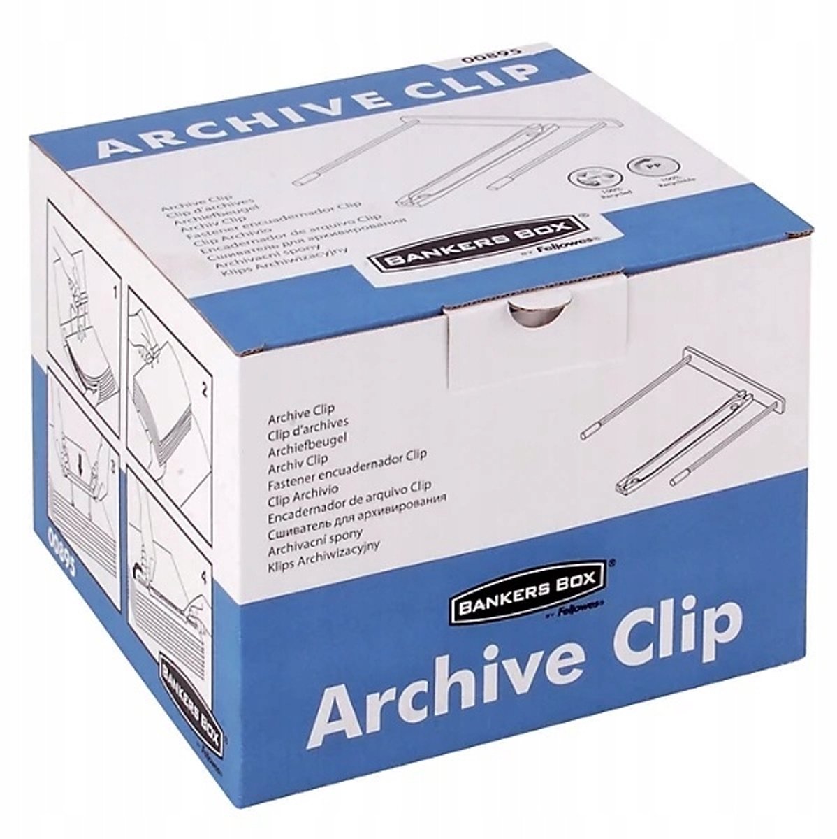Fellowes Archieclips 50 stuks - Documentorganizers