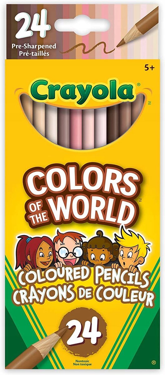 Crayola - Colors Of The World - Kleurpotloden - 24 Kleuren - Voor Kinderen — afbeelding 11