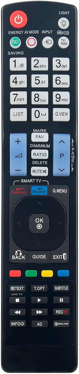 Afstandsbediening voor LG TV - Ergonomisch ontwerp - Volledige functies - Eenvoudig in gebruik - ShopVlot