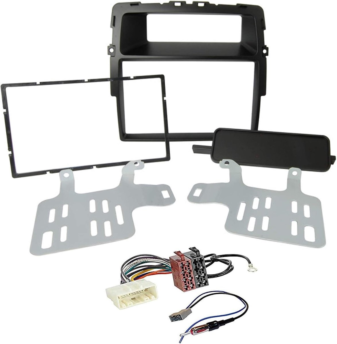 Sound-way - 2 DIN in dashboard car stereo adapter mounting fascia kit compatible for NISSAN Primastar/OPEL - ShopVlot