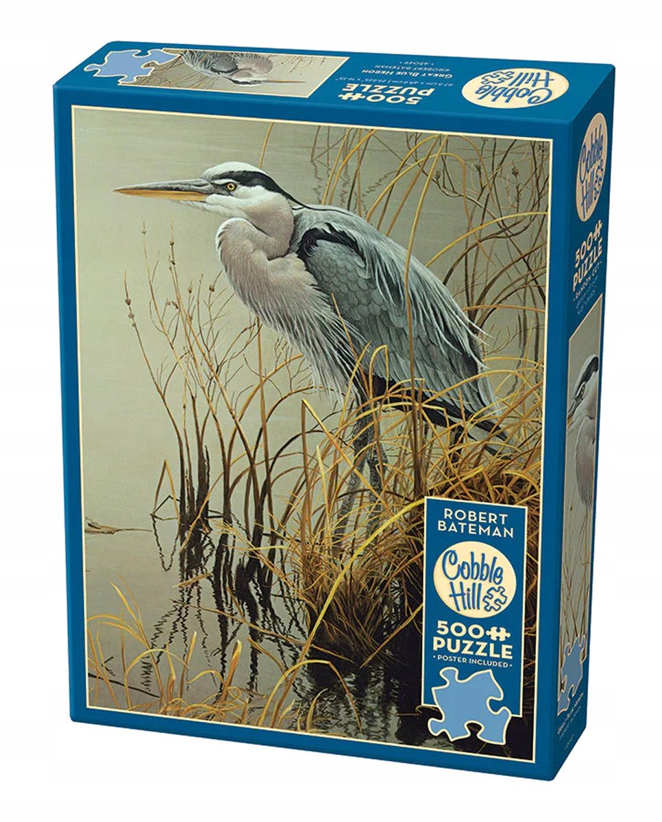 Cobble Hill Puzzel 500 Stukken - Blauwe Reiger