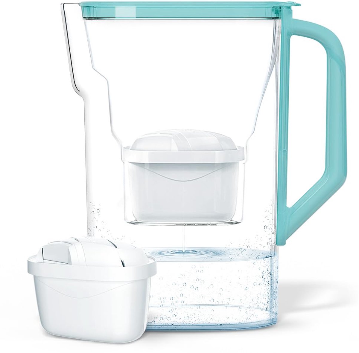 Wessper Waterfilterkan 2,7L – compatibel met Brita Maxtra – Waterfilterkan incl. 1 Filterpatroon – Vermindert Kalk – - ShopVlot