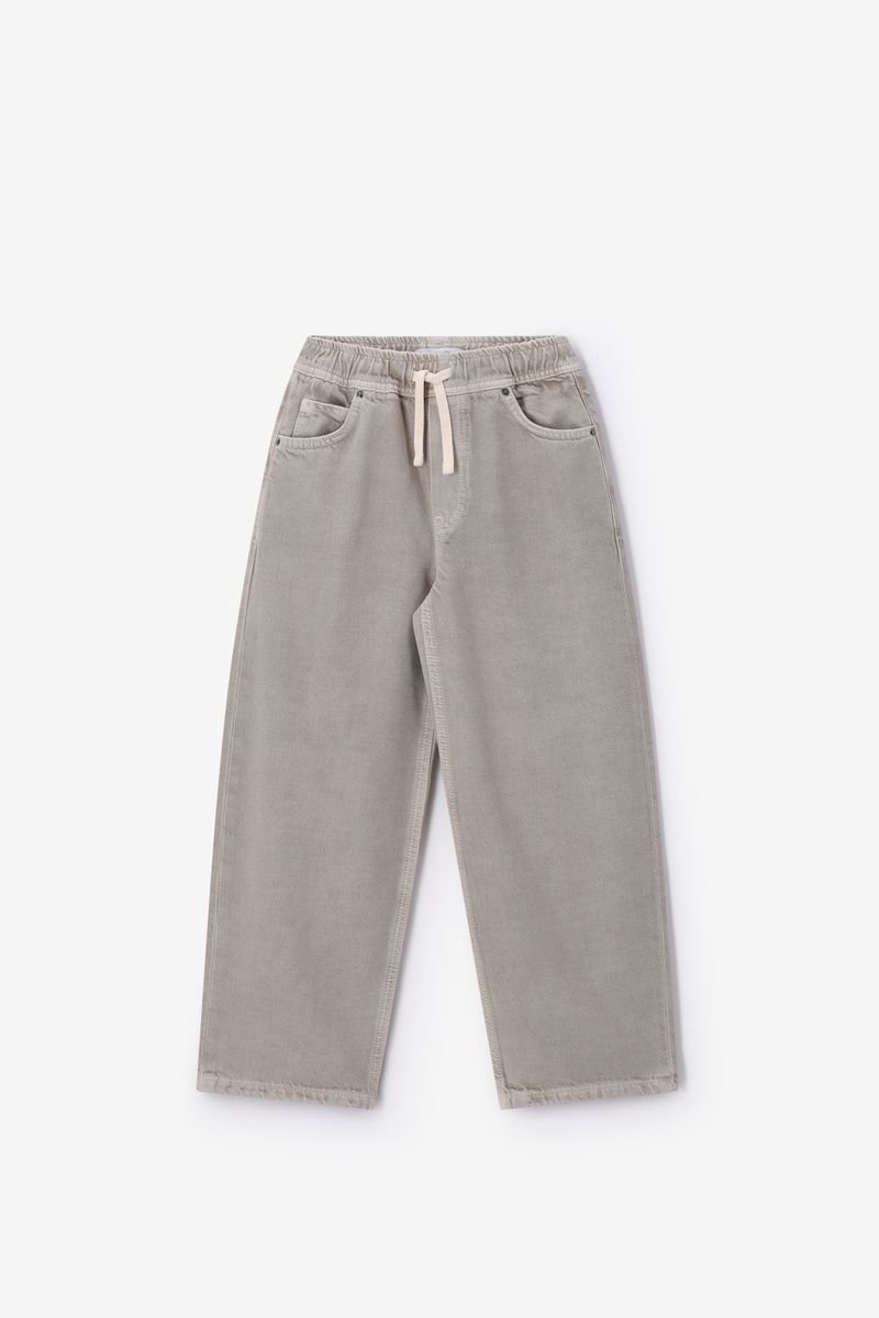 Sissy-Boy - Grijze pull on loose fit barrel jeans