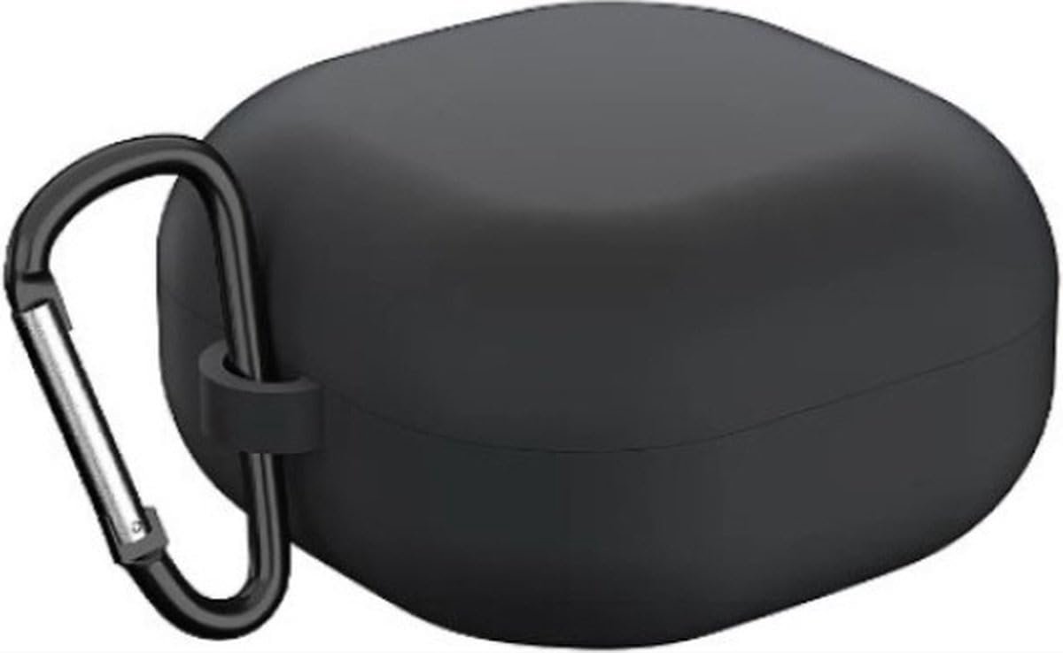 *** Case Compatible with Samsung Galaxy Buds 2 Pro/Buds 2 / Buds Live - Silicone Earbud Cover in Black - Heble® *** - ShopVlot