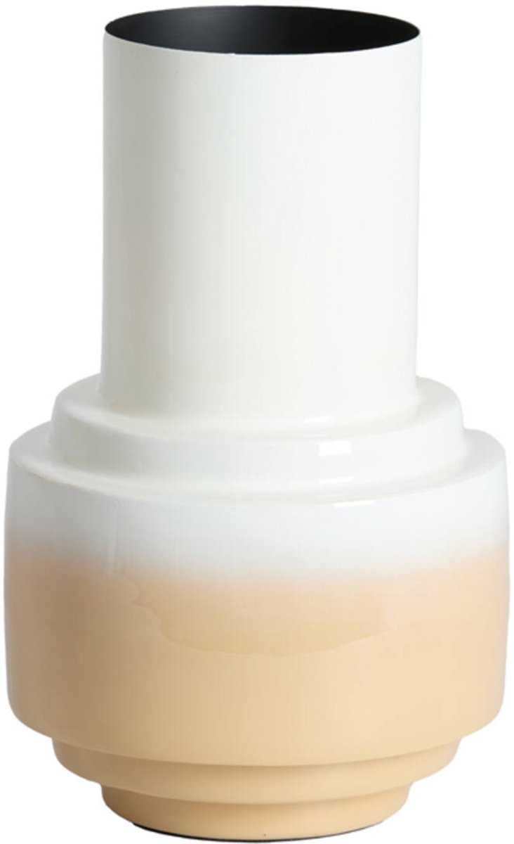 Light&living Vaas deco Ø22x33,5 cm CARIMA crème+beige