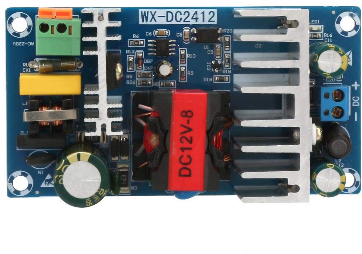 100W AC DC Power Supply Module 12V 8A Power Supply Bare Board Adapter For LED Strip Industrial Applications Compact - ShopVlot