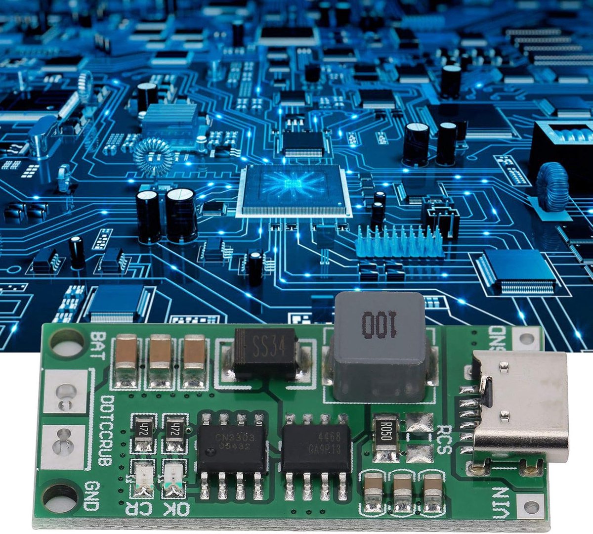 DDTCCRUB 3S ‑ 2A Boost Li‑Ion Battery Charger Module Step Up Battery Charger Power Protection Board - ShopVlot