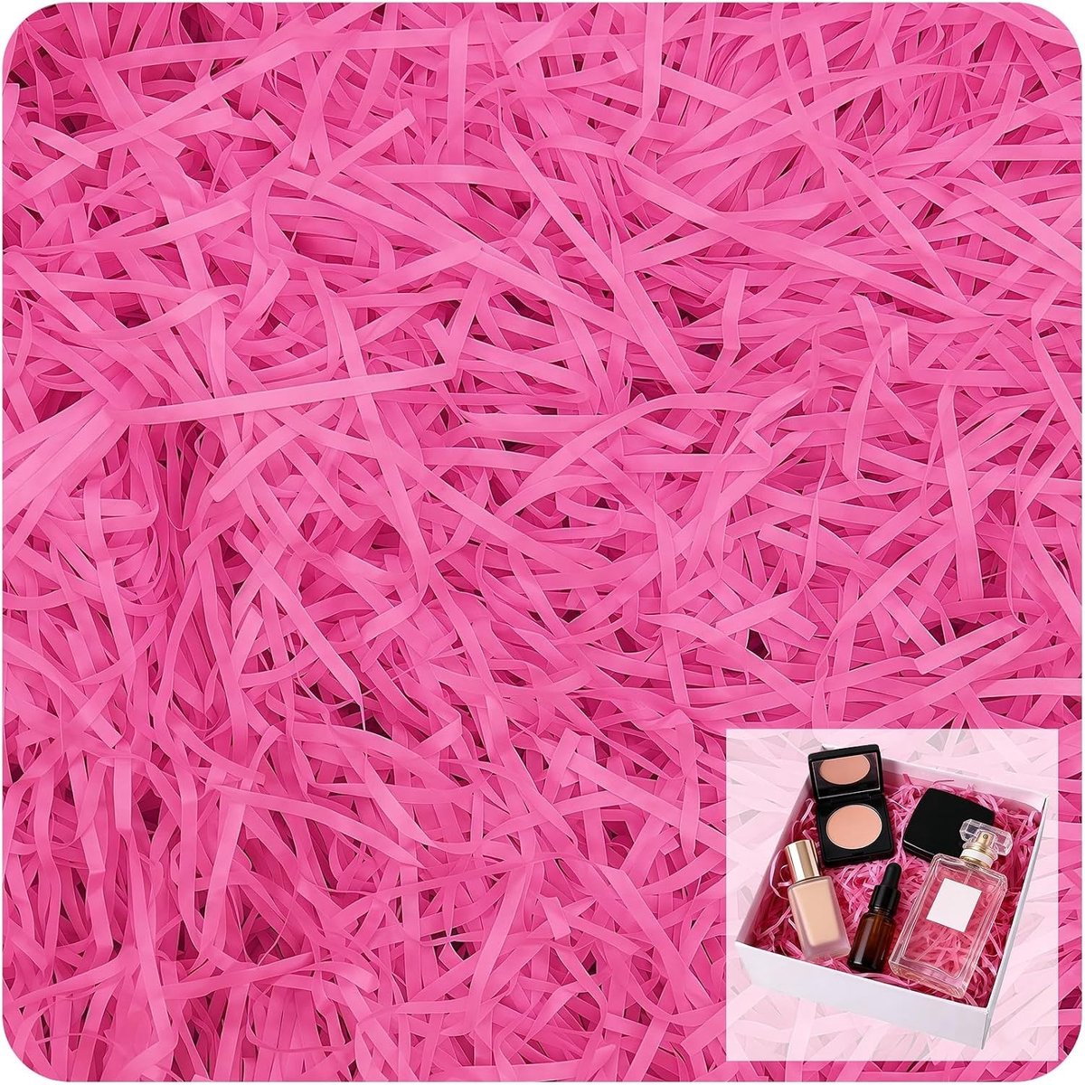 Geraspte Tissue Papier - Roze - 100g - Biologisch Afbreekbaar Vulmateriaal - Voor Geschenkdozen en Feesten
