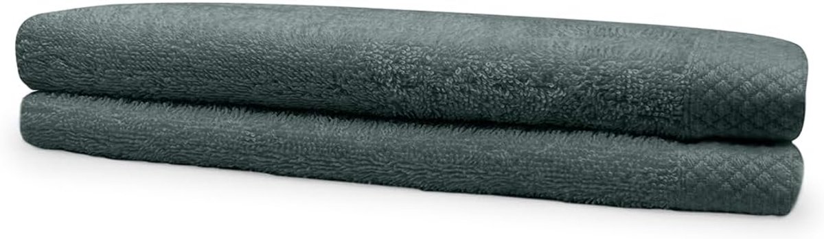 Terry towel 100% Cotton 70x140cm - olive green - set of 2 - ShopVlot