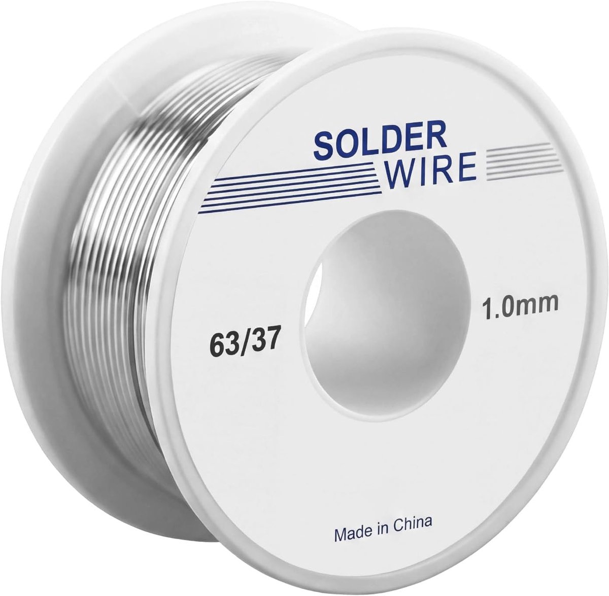 Electronic Solder Wire, 1 mm, 100 g, with Colophone Core, Solder Tin for Precision Repair, Integrated Soldering - ShopVlot
