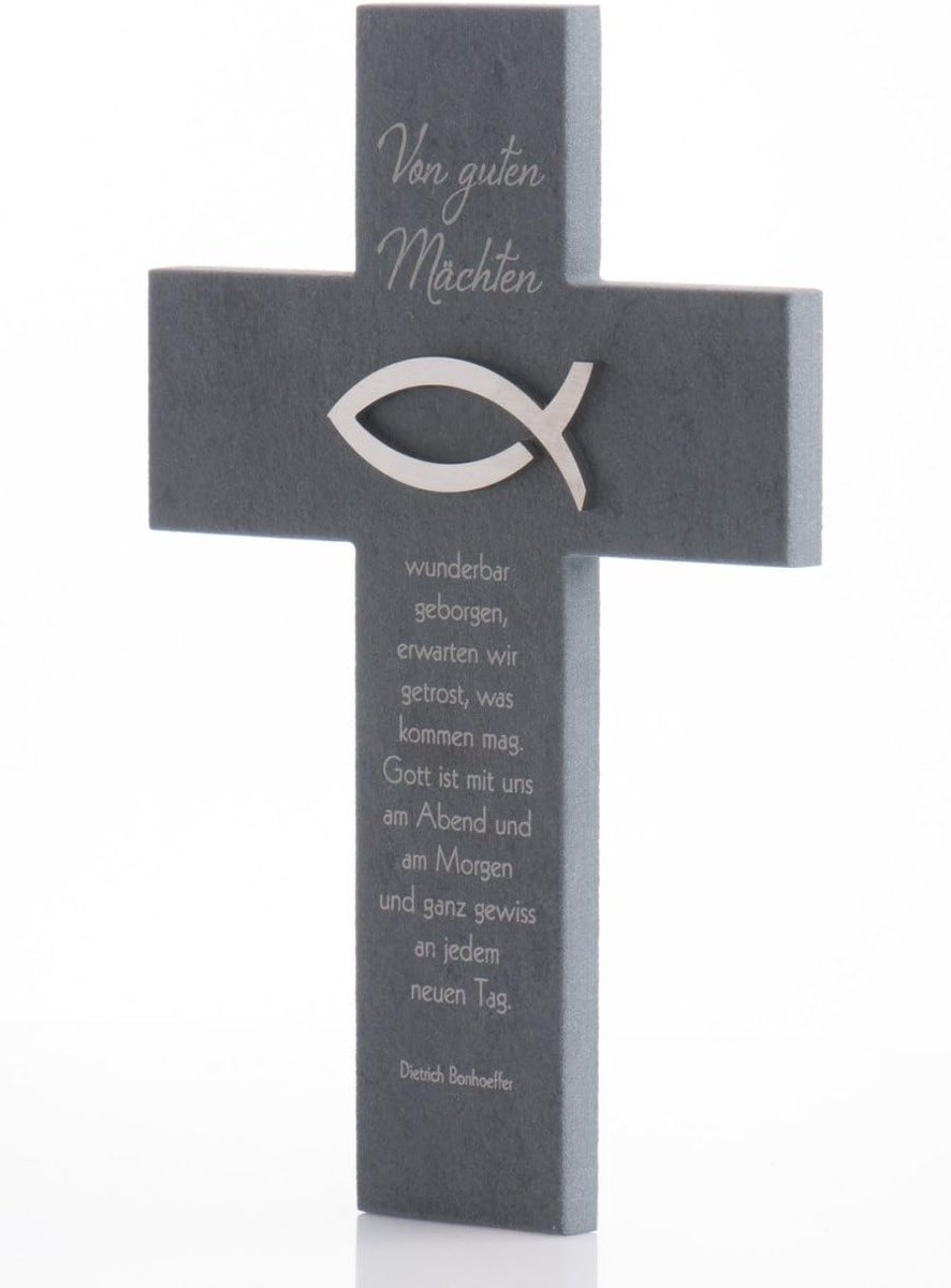 Slate Cross – Of Good Forces & Stainless Steel Fish - ShopVlot