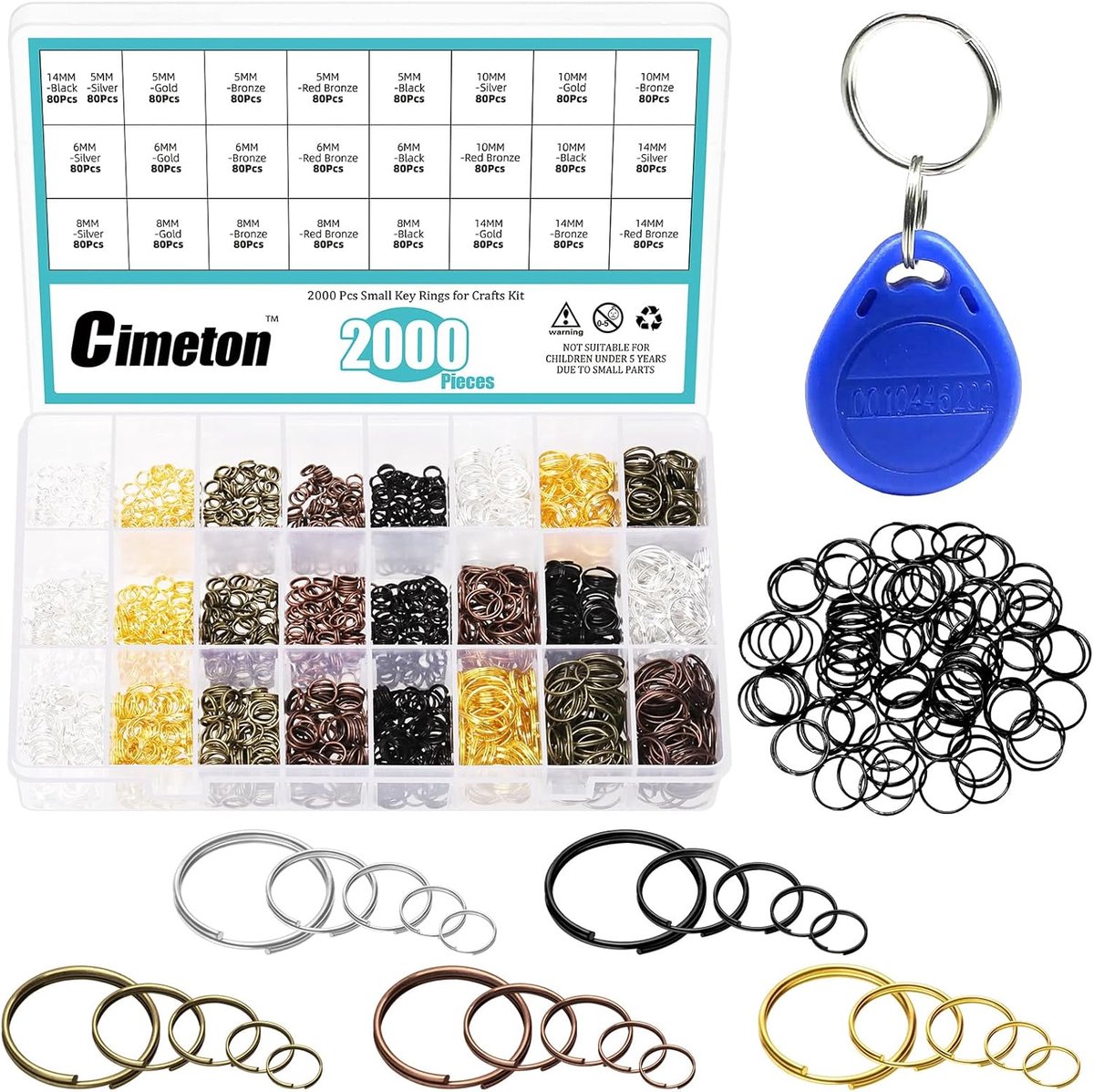 Double Open Jump Rings Set (2000) - ShopVlot