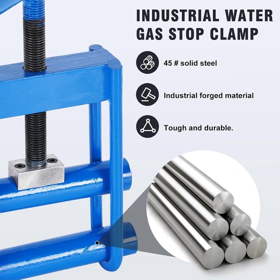 YUCHENGTECH Pipe Pinching Tool 0-32mm Adjustable Shutdown Tool for Gas and Water Clamping Tool Pipes for PE/PPR/PVC - ShopVlot — afbeelding 4