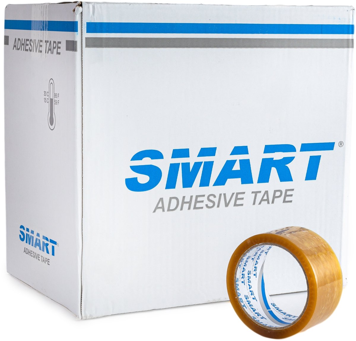 Transparante Pakkingstape met Natuurlijk Rubber (Solvent) - 36 stuks