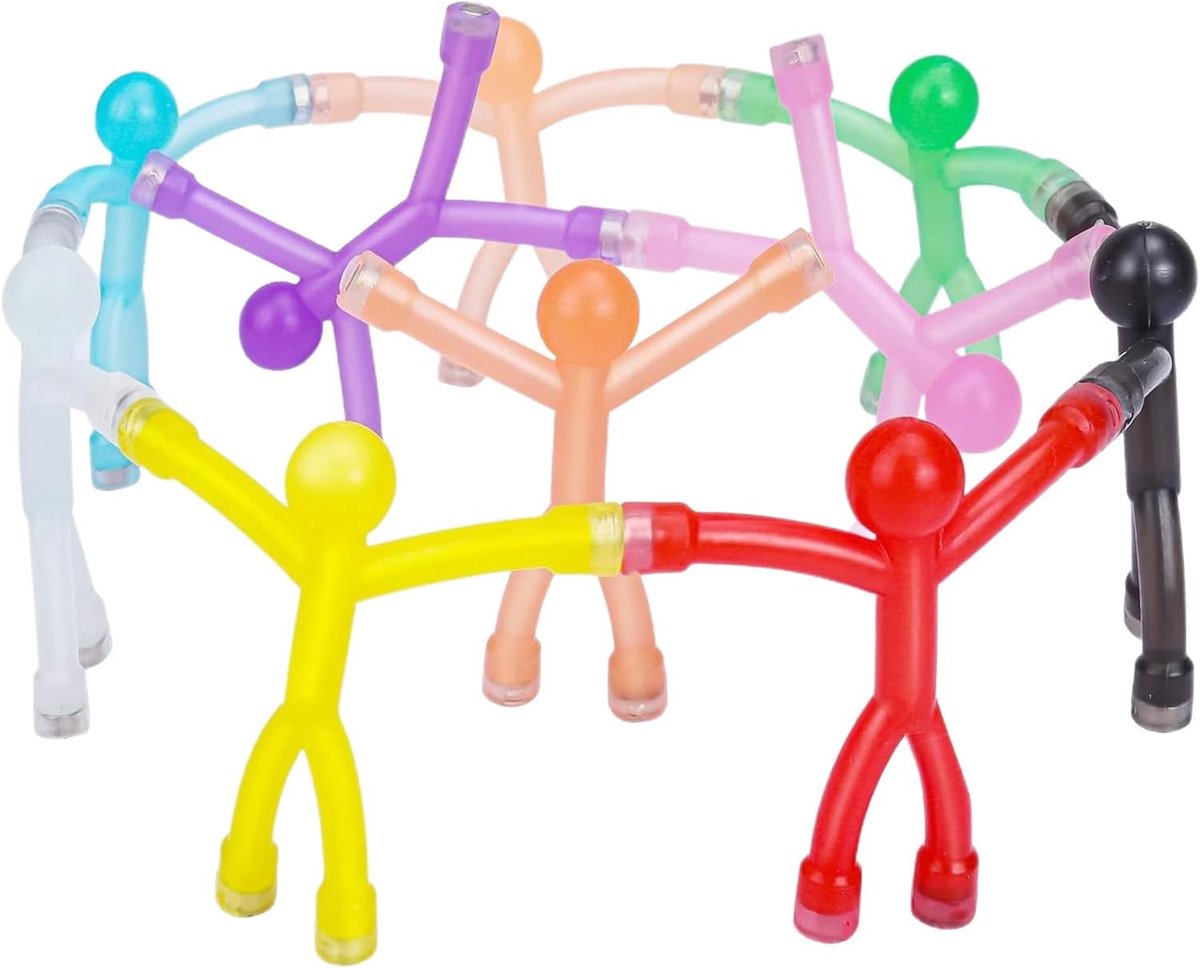10 Pieces Mini Man Magnet Colorful Magnets, Fridge Magnets - ShopVlot