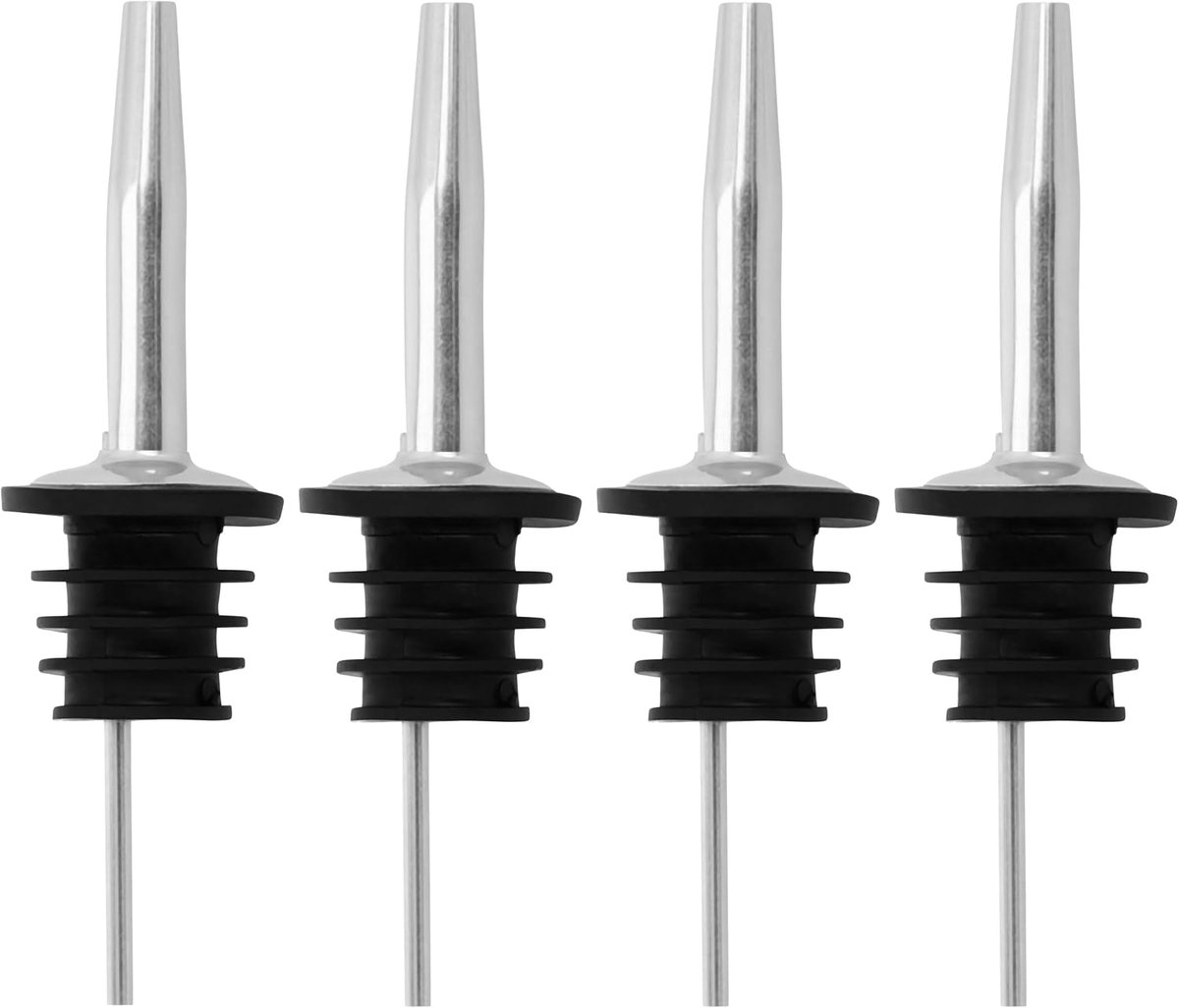 Krumble Spout - Set of 4 - Wine accessories - Spout - Spouts - Table accessories - Stainless steel - ShopVlot