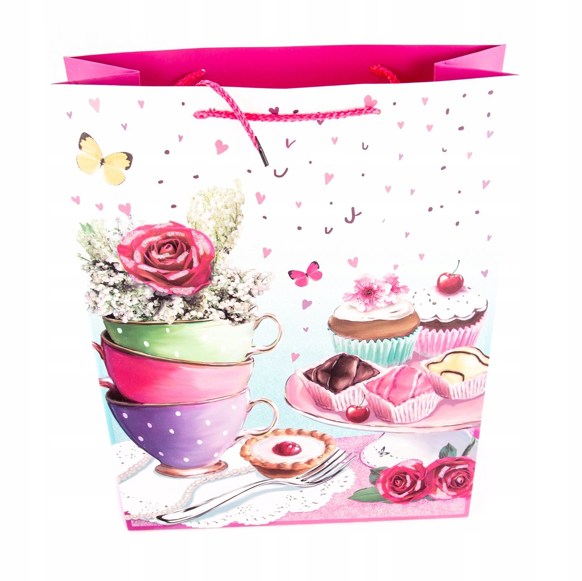 Papieren Cadeautas 31x42cm - Diverse kleuren