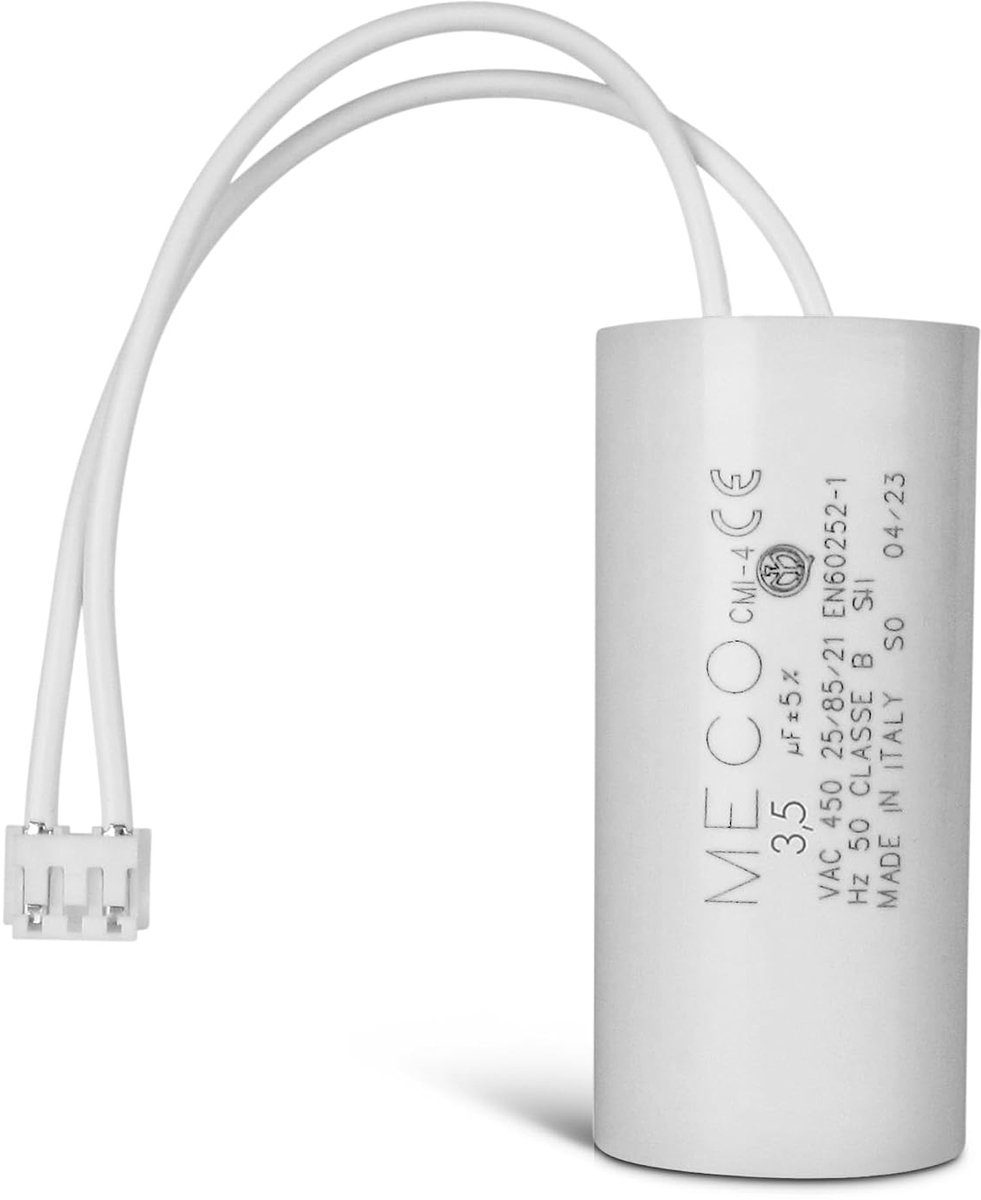 Capacitor 3.5 µF especially for BUBENDORFF roller shutters with 2 wires + connector - 2 YEAR WARRANTY - ShopVlot