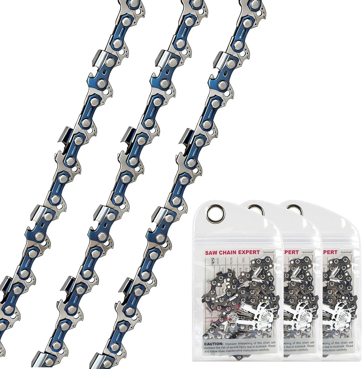 Vervangingsketting voor kettingzaag 40 cm - 57 schakels, 1,3 mm - ShopVlot