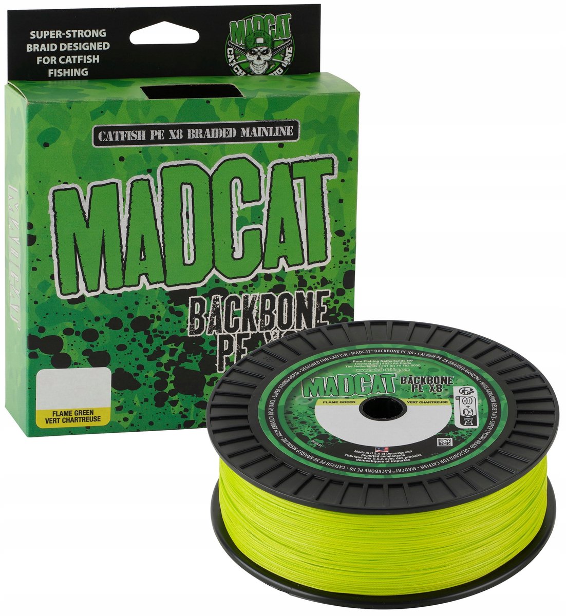MADCAT Backbone X8 300m 0,35mm Vislijn - Ultieme Sterkte voor Meerval