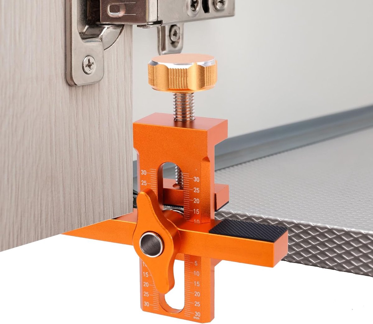 Kastdeur Montagebevestiging - Verstelbaar Aluminium Legering - Voor Ondersteuning en Uitlijning - ShopVlot