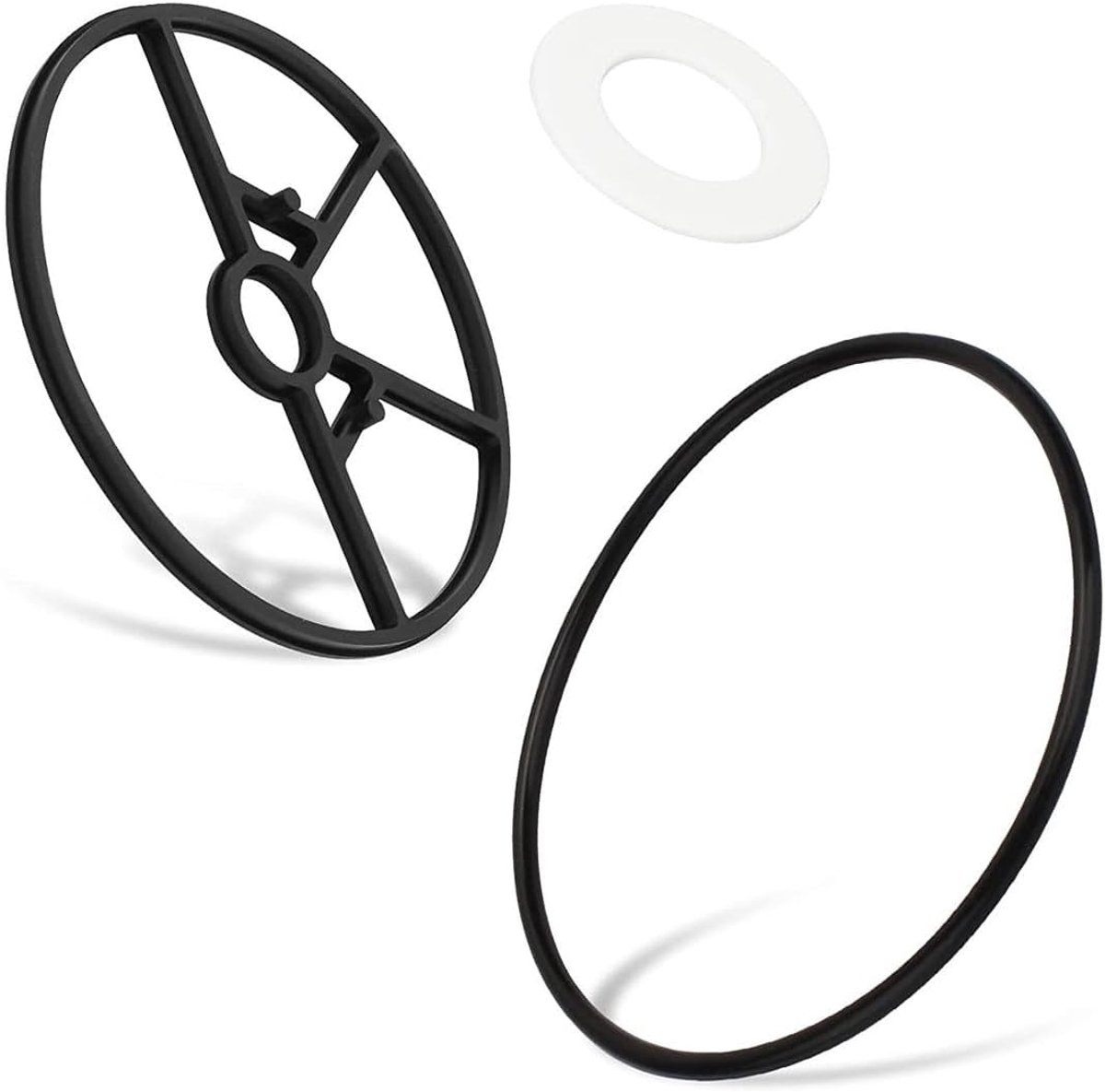 Pool filter kleppakking set - 3 stuks - rubber - duurzame afdichting - essentieel voor zwembadfilters - ShopVlot