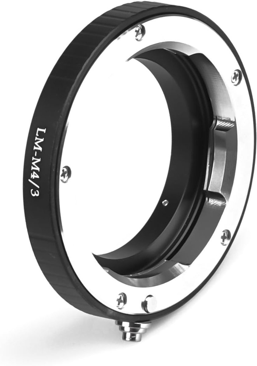 Lensadapter voor Leica M - metalen constructie - perfect passend - gebruik met M4/3 camera's - ShopVlot