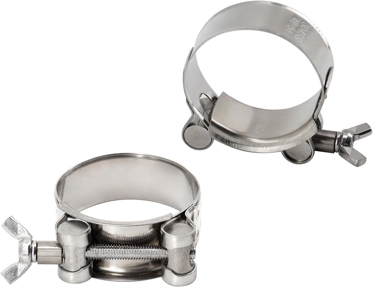 Hose clamp 86-91mm - heavy duty - 304 roestvrij staal - corrosiebestendig - ShopVlot