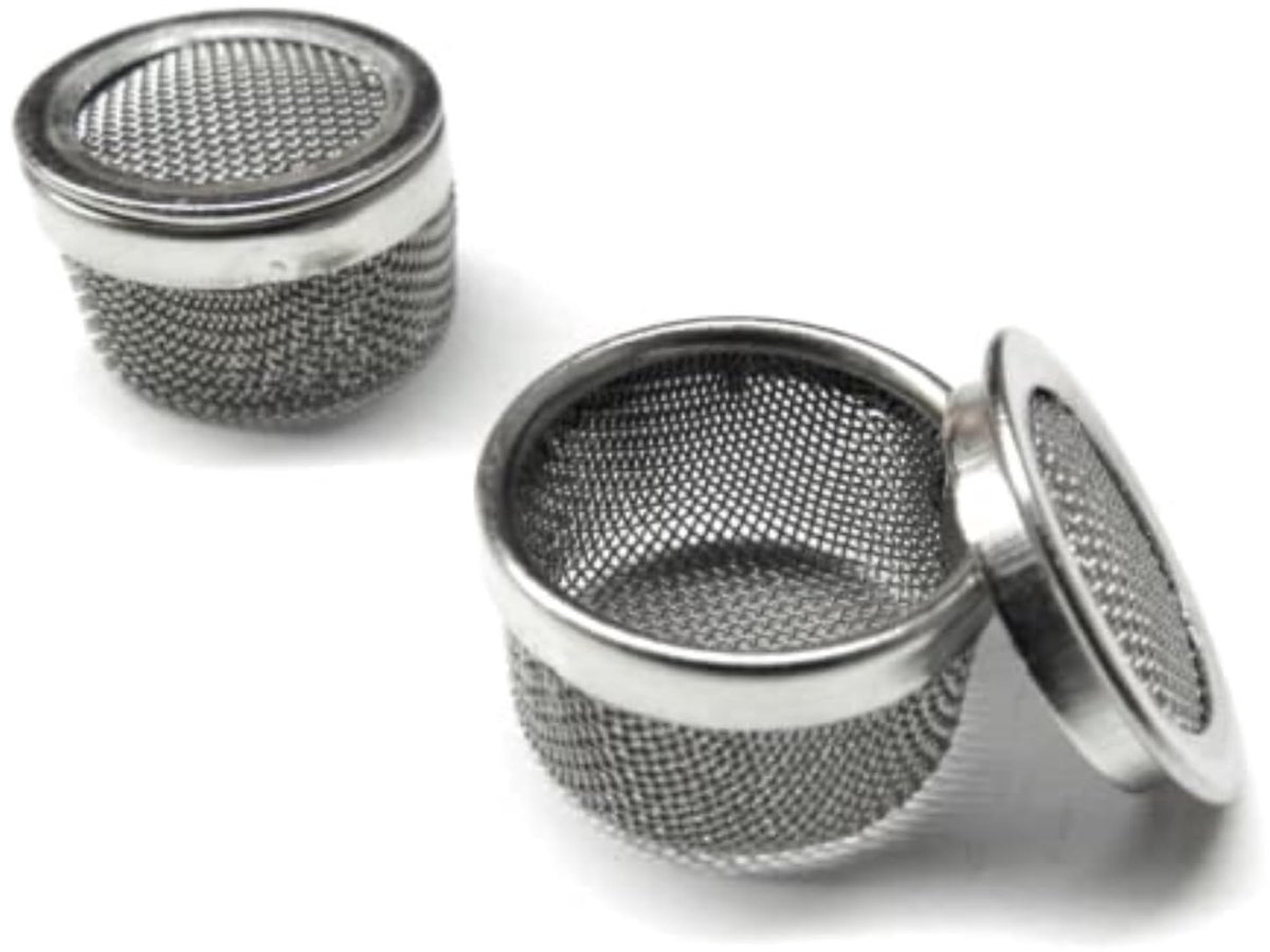 Ultrasoonreiniger Mini Mand Set 20mm en 13mm Fijnmazige Houder voor Schroeven en Kleine Onderdelen 2-Delige Verpakking - ShopVlot