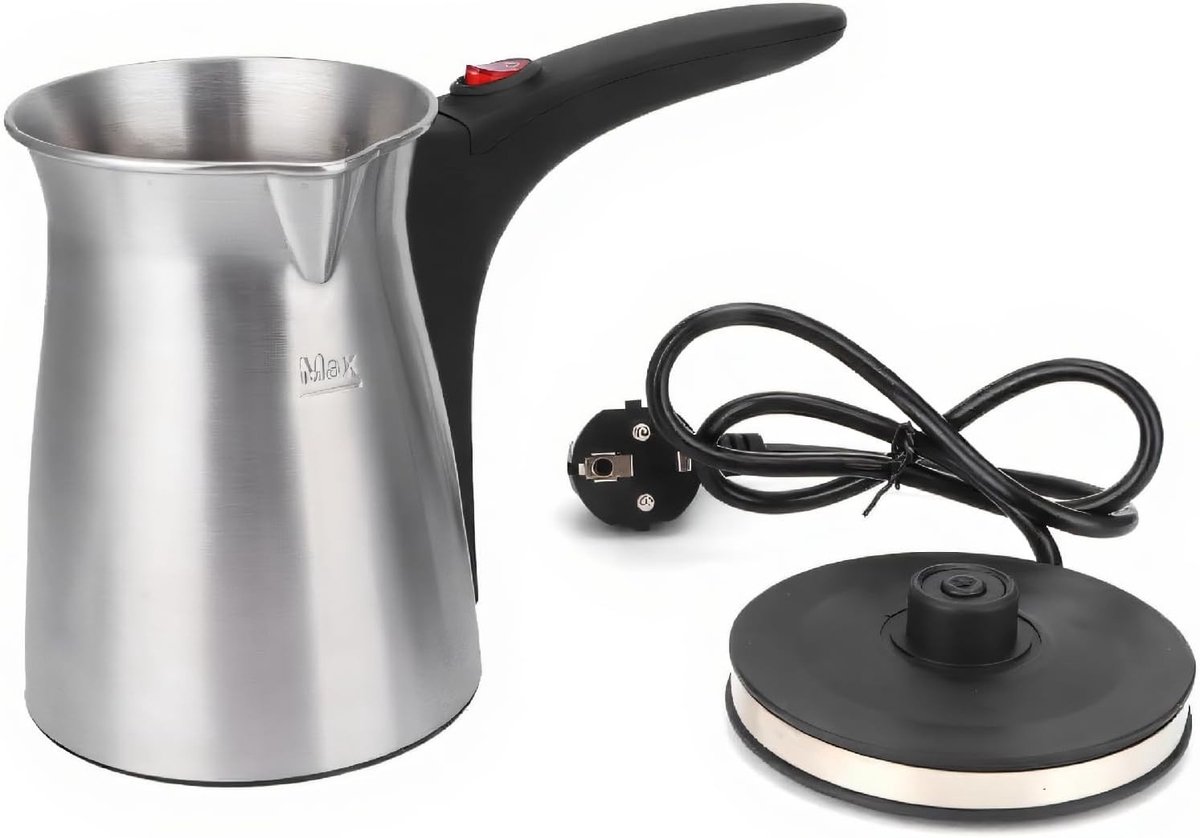 Elektrisch Koffiezetapparaat - Koffie - 14 x 11 x 11 cm - Roestvrij Stalen Dompelverwarmer - Voor Thuisgebruik