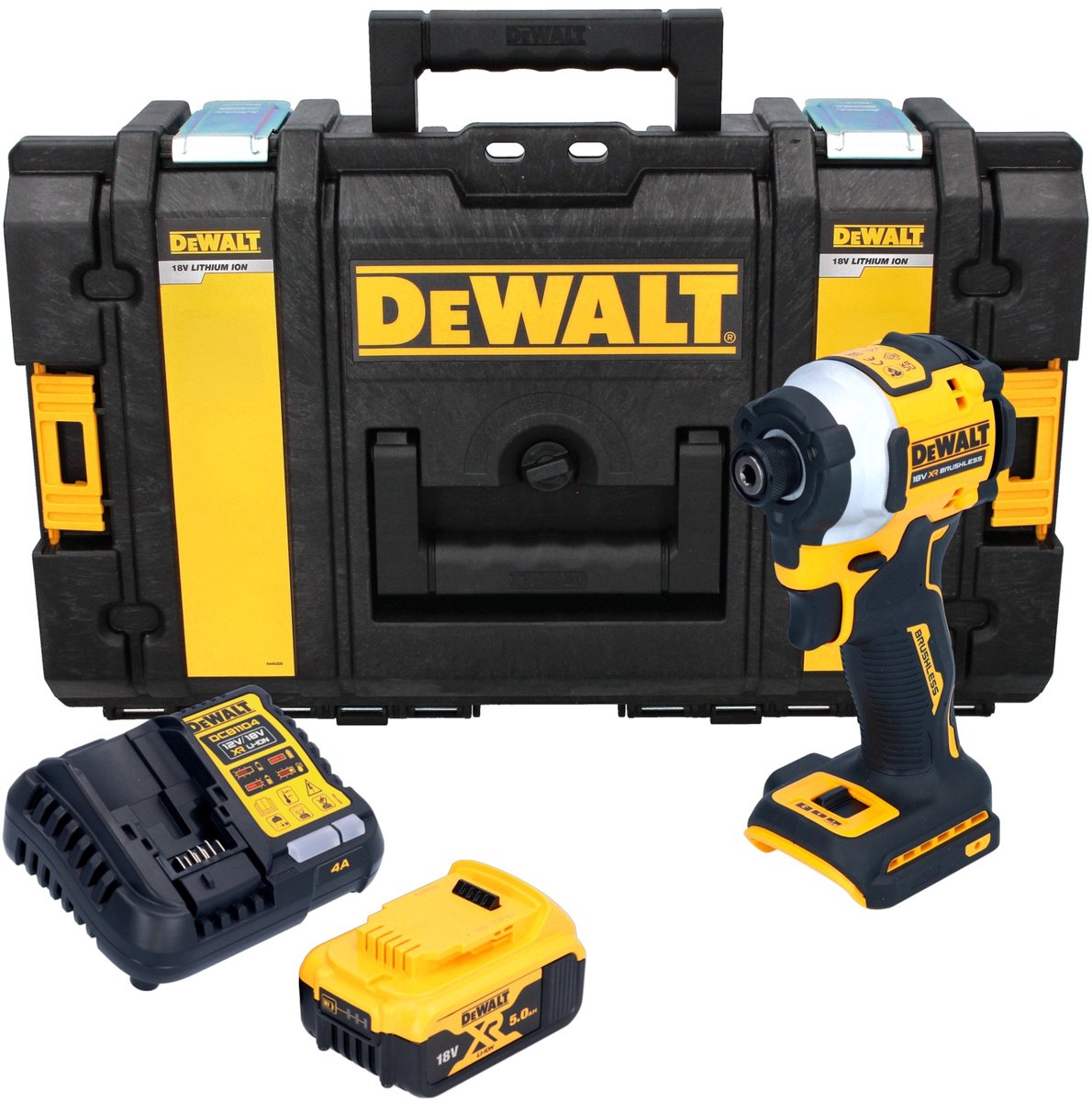 DeWalt DCF 850 N accu-slagmoersleutel 18 V 205 Nm 1/4" borstelloos solo - zonder accu, zonder oplader