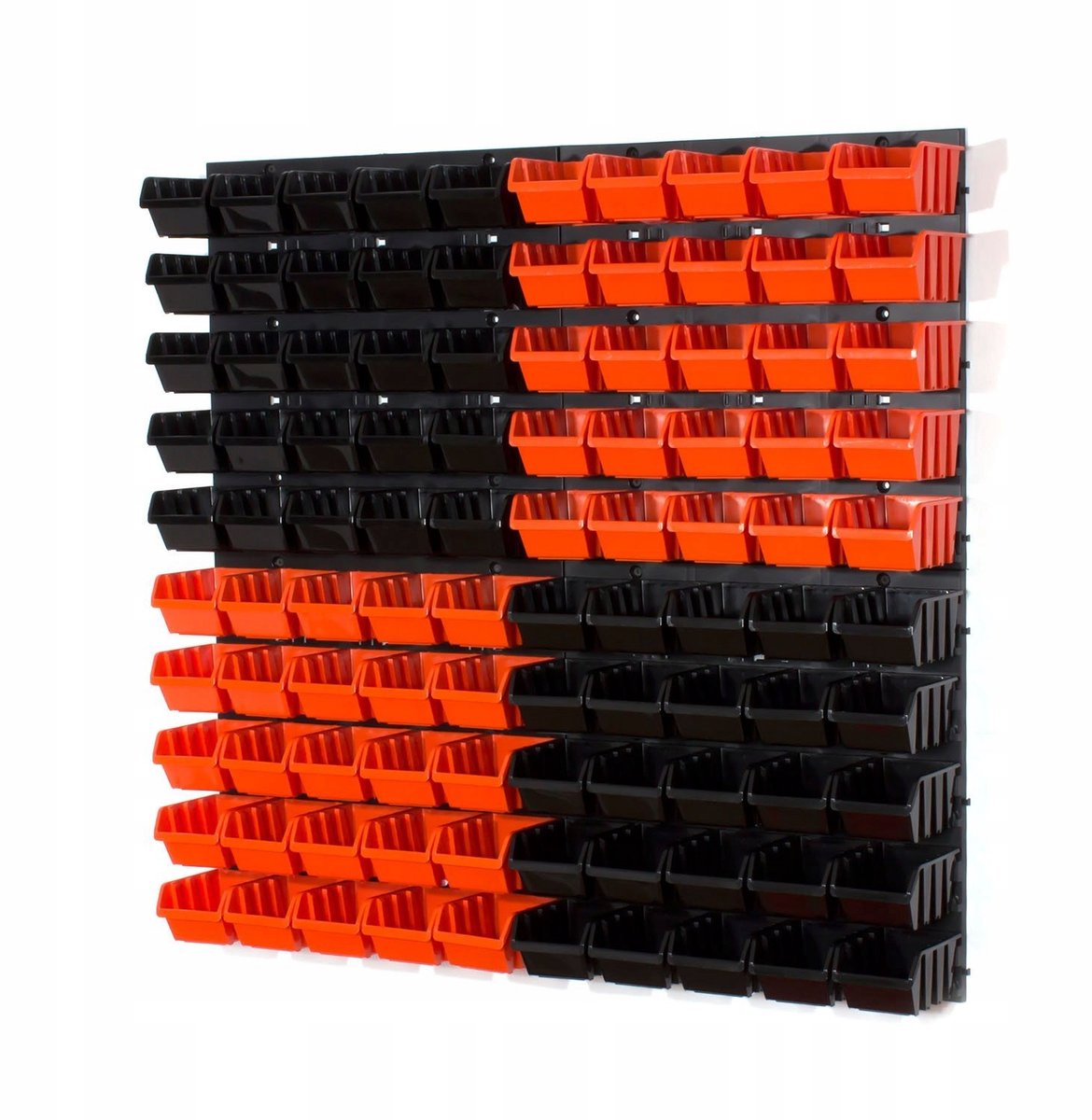 Gereedschapsbord 80x80 cm met 100 bakjes - Merkloos