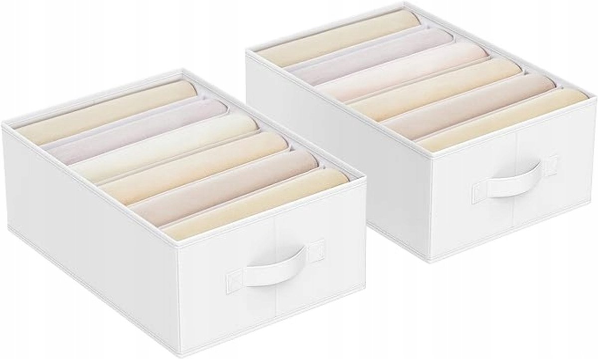 Set van 6 Opvouwbare Lade Organizers voor Kleding