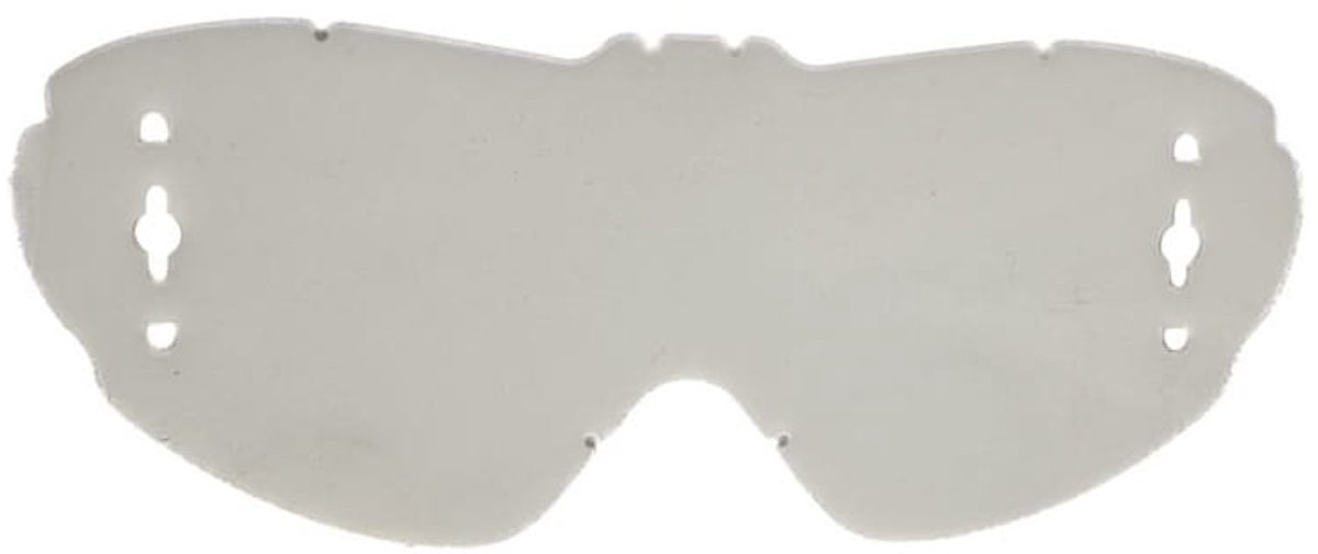 Lexan Vizier voor Crossmotor Goggles - Helder, Enkel Glas