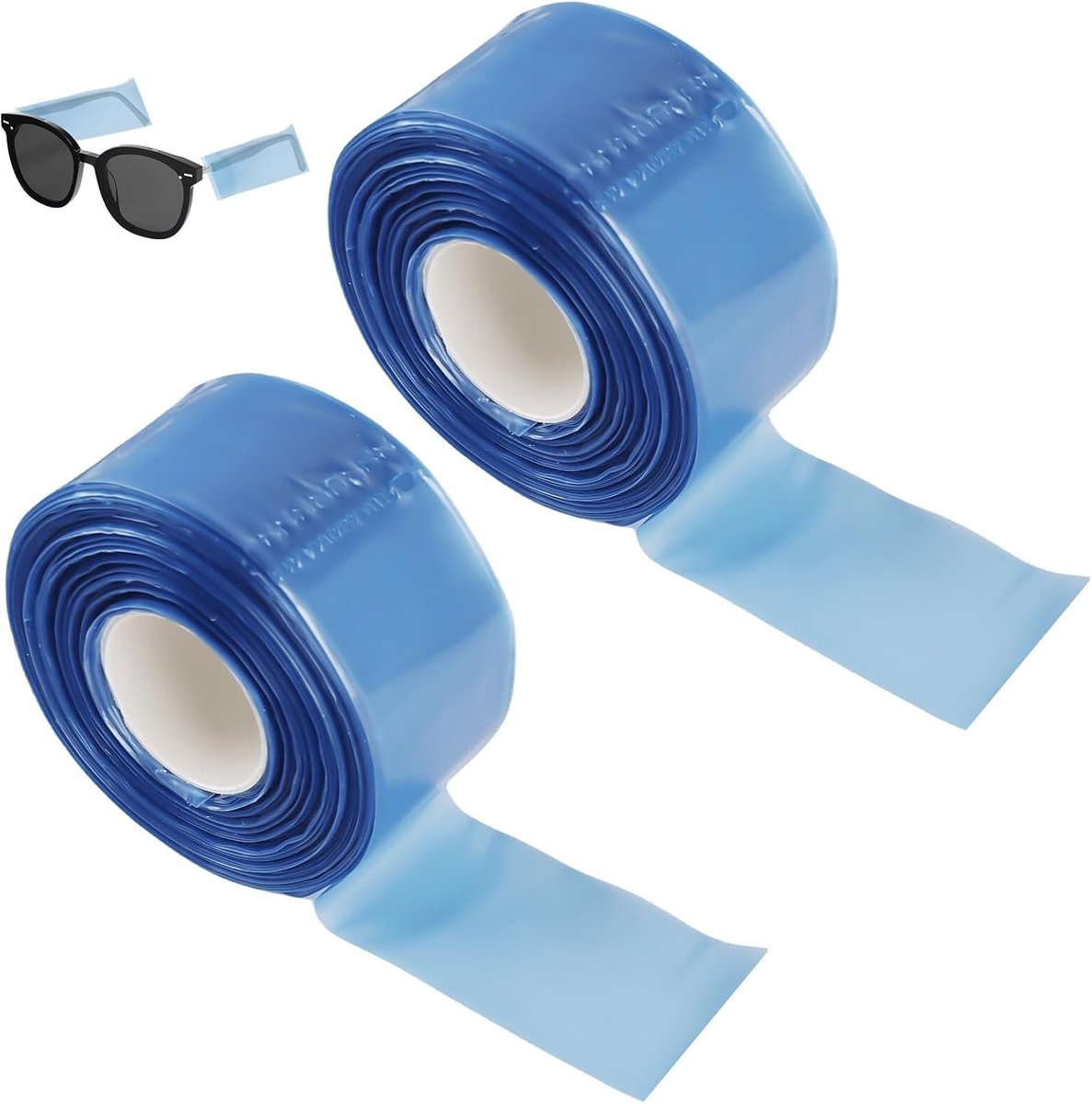 BAIFULAI 400 Pieces Glasses Arm Case, Disposable Light Blue, Eyeglasses Paw Protection, Long Glasses Protection for - ShopVlot