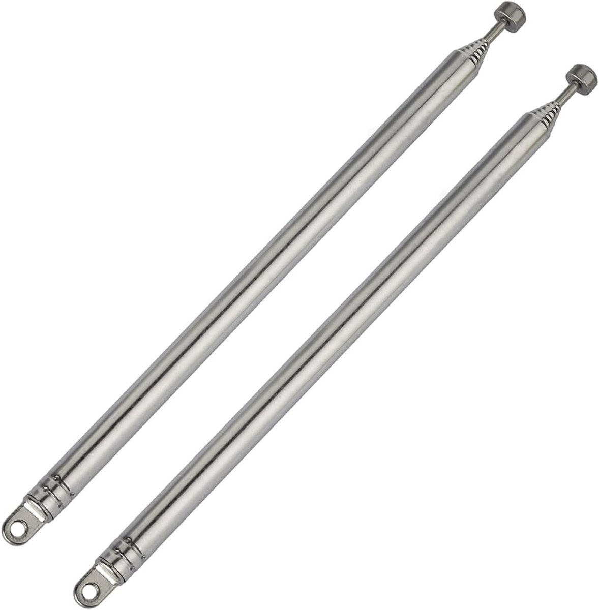 2pcs Telescopic Antenna 7 Sections Telescopic 76cm AM FM Antenna Portable Radio Antenna Replacement for Radio - ShopVlot