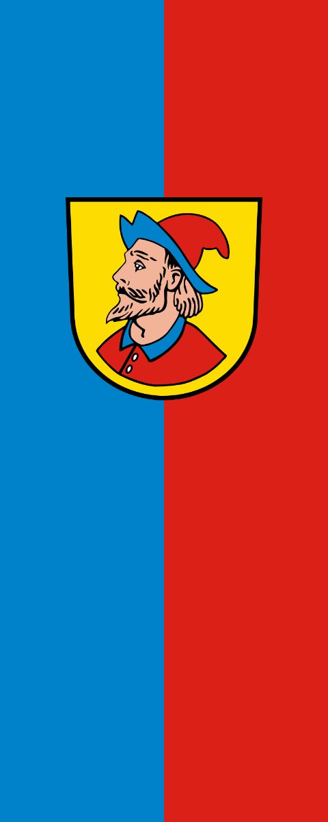 Vlag Heidenheim 200x300cm