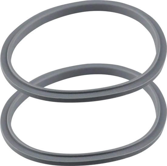 Inclusief 2 grijze vervangende afdichtingsringen, Geschikt voor NutriBullet 600W/900W mixers NB-101B, NB-101S en NB-201. — afbeelding 2